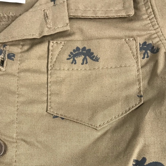 NWT Carter's Baby Boys' Tan Dinosaur Romper - Picture 4 of 9